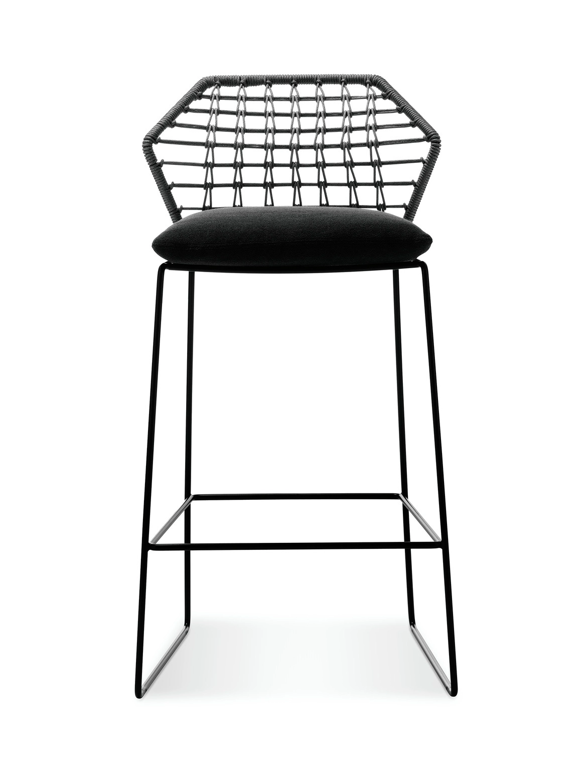 NY Soleil Yüksek Tabure Beyaz - Bar Sandalyesi