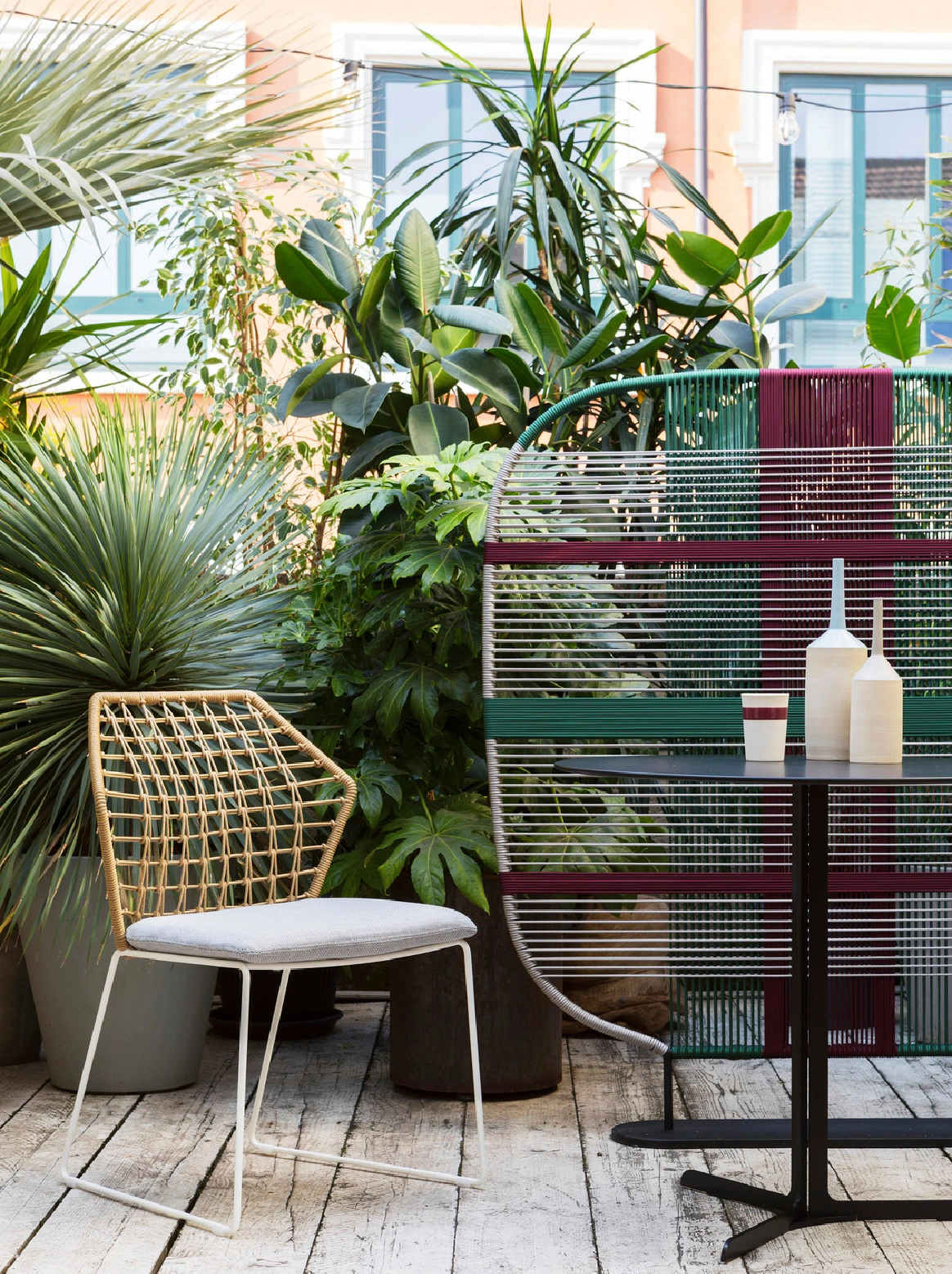 Ny Solein Koltuğu Beyaz - Kollu NY