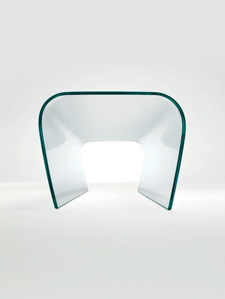 Bent Glass Tabure
